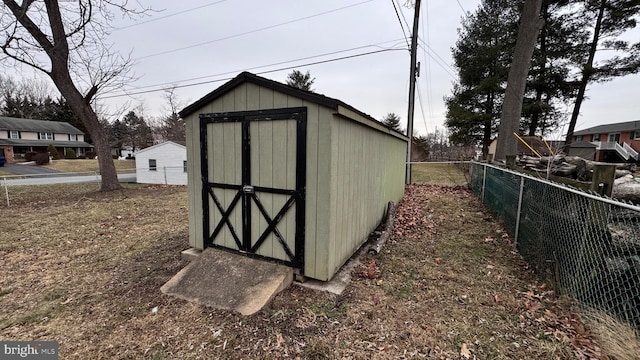 view of outbuilding