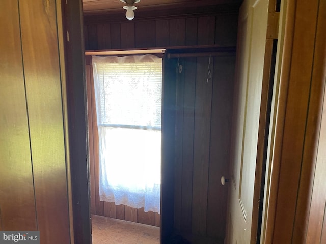 10037 Main St, Berlin, MD 21811 - hallway with wood walls