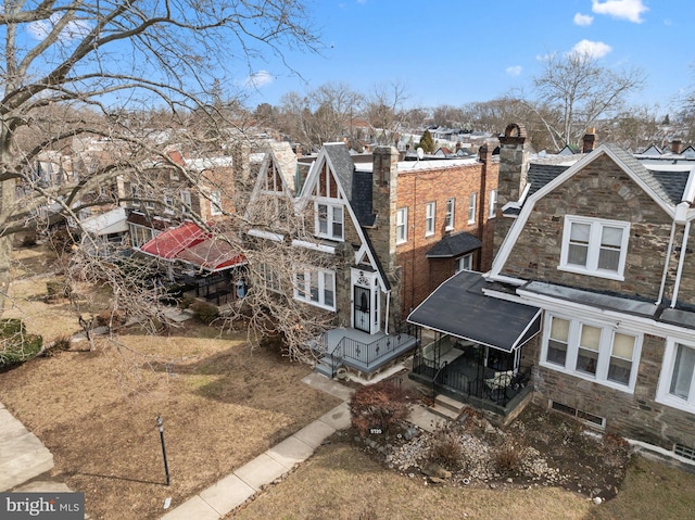 view of rear view of property