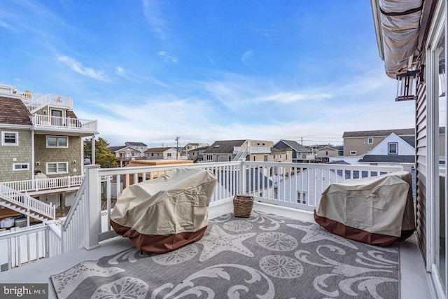 balcony with grilling area