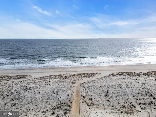 water view with a beach view