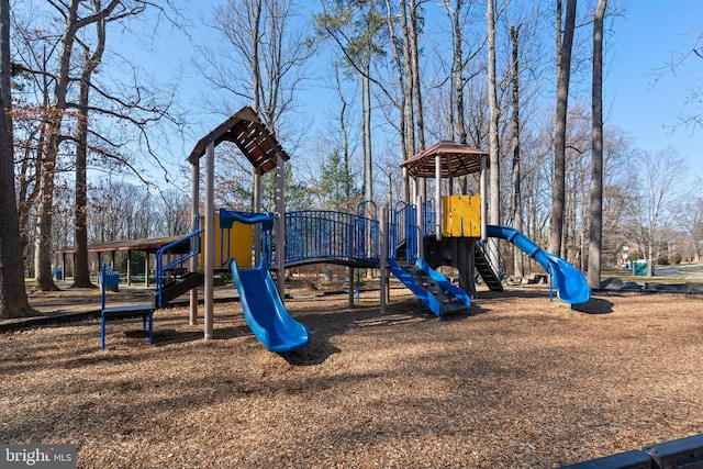 view of jungle gym