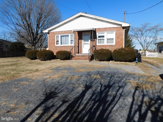 view of front of property