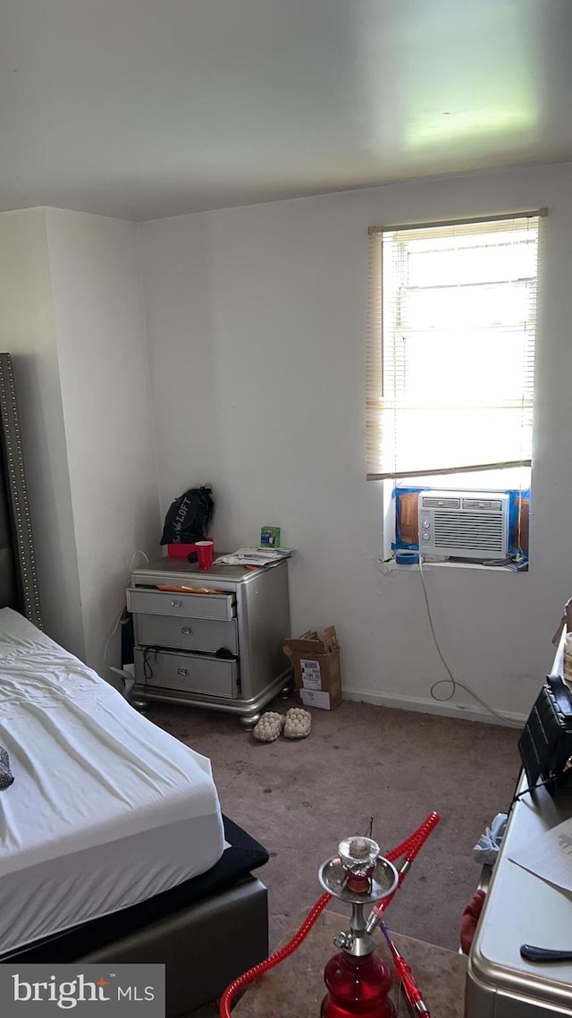 bedroom featuring cooling unit