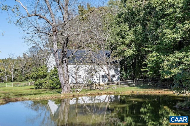 view of water feature