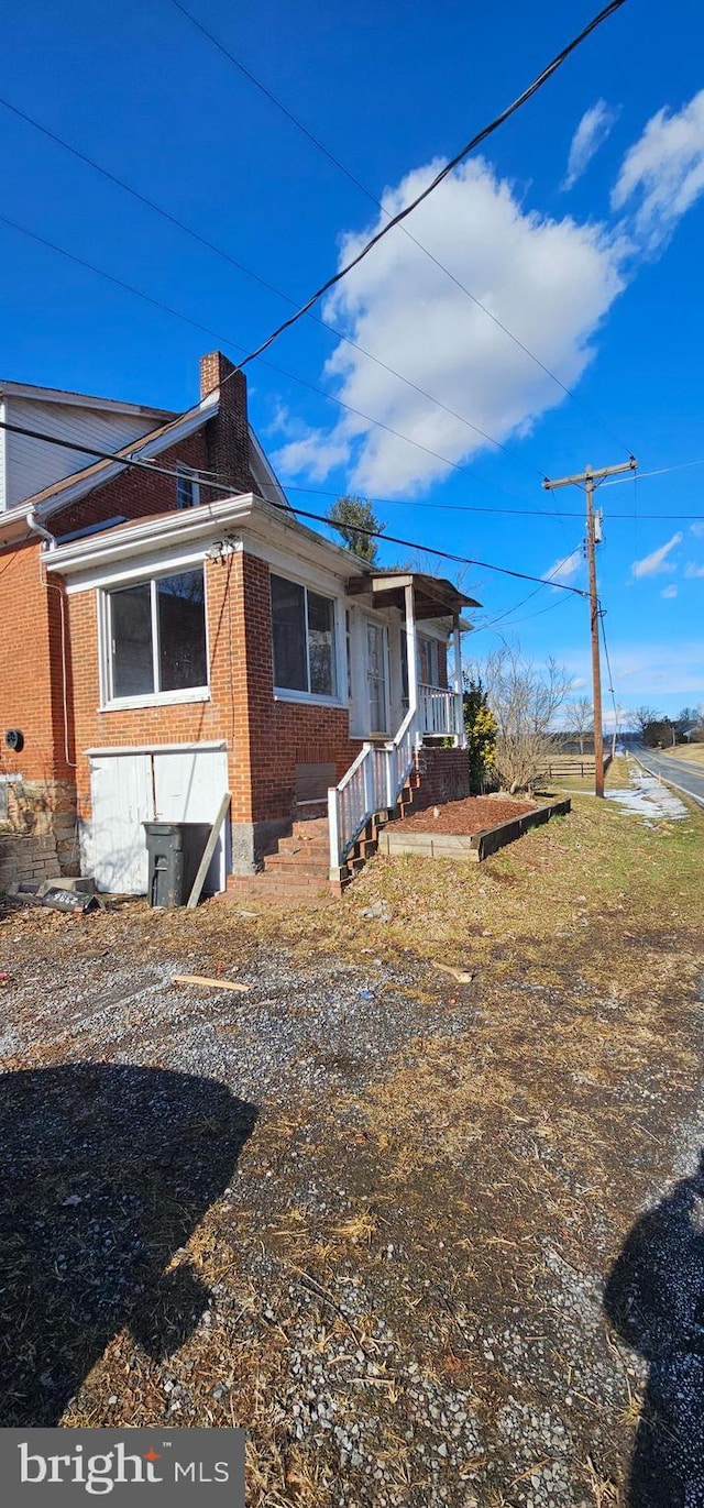 view of front of home