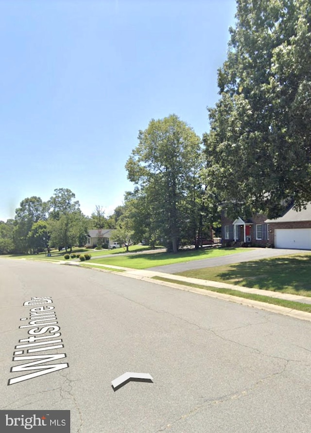 view of street featuring sidewalks