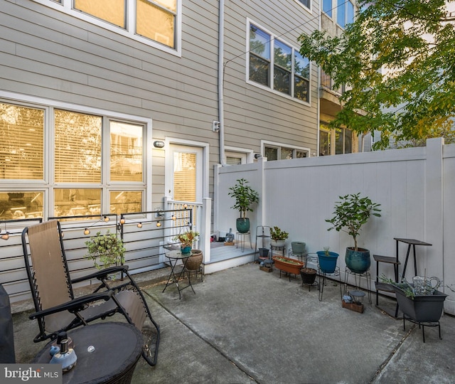 view of patio / terrace