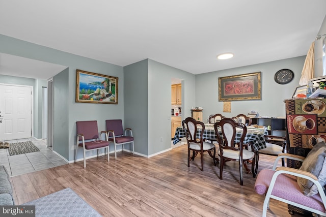 interior space featuring light hardwood / wood-style flooring