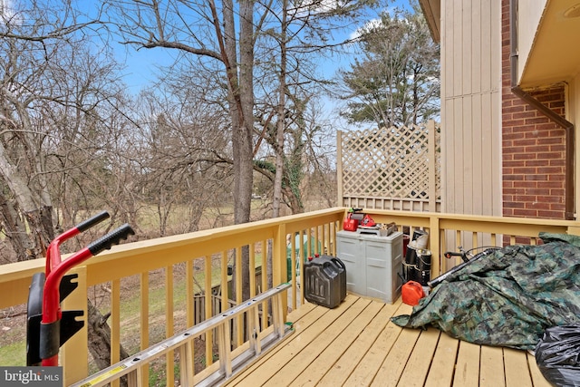 view of deck