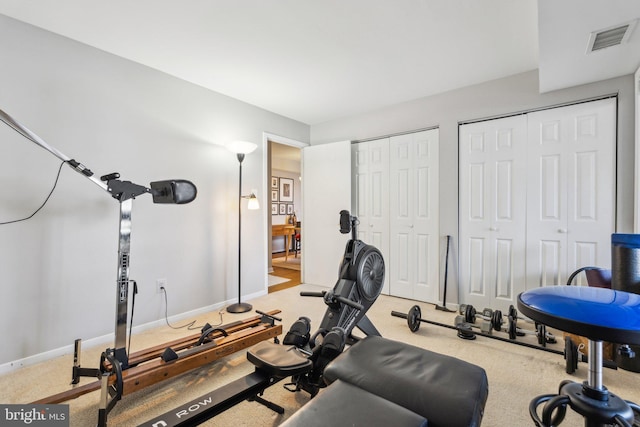 view of exercise room