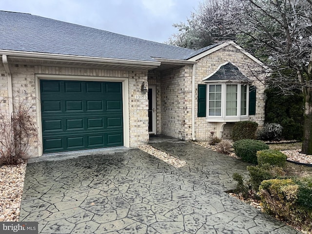 property entrance featuring a garage