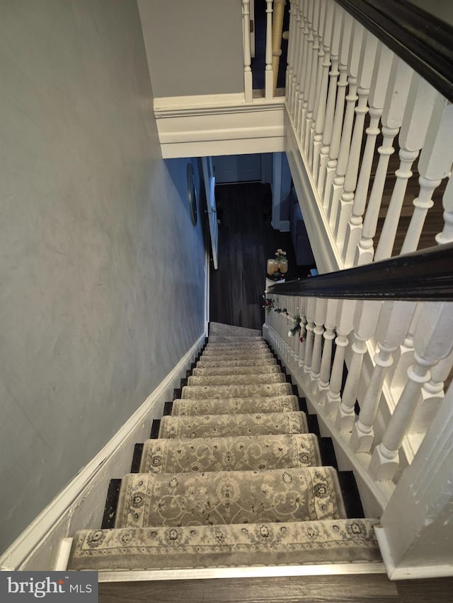 view of staircase