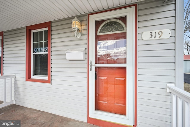 view of entrance to property