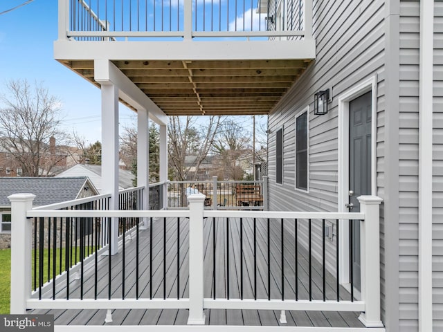 view of deck
