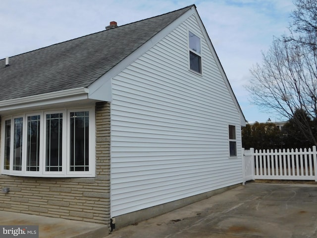 view of home's exterior featuring a patio area