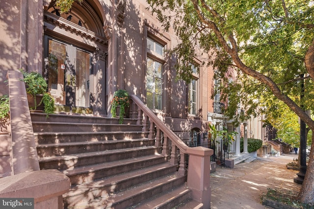 view of stairs