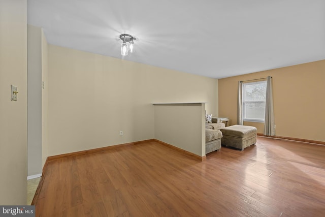 interior space with light wood-type flooring