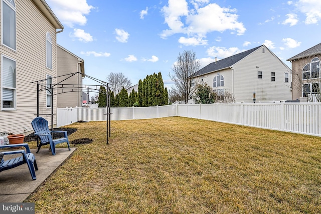 view of yard featuring a gazebo