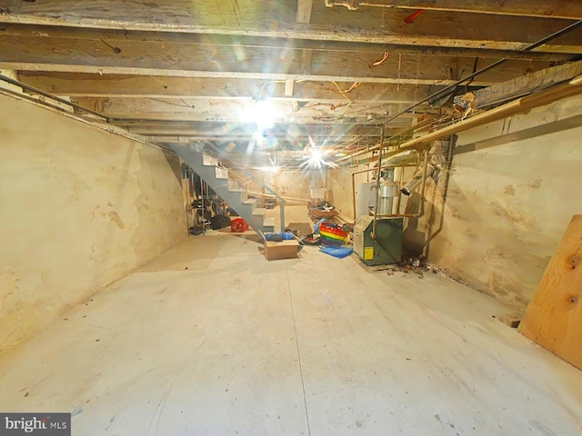 view of basement