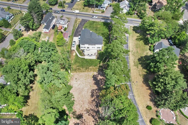 bird's eye view featuring a residential view