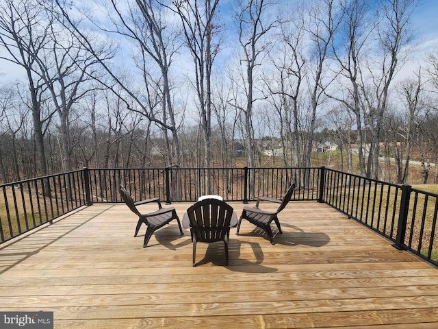 view of deck