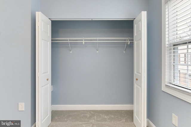 view of closet