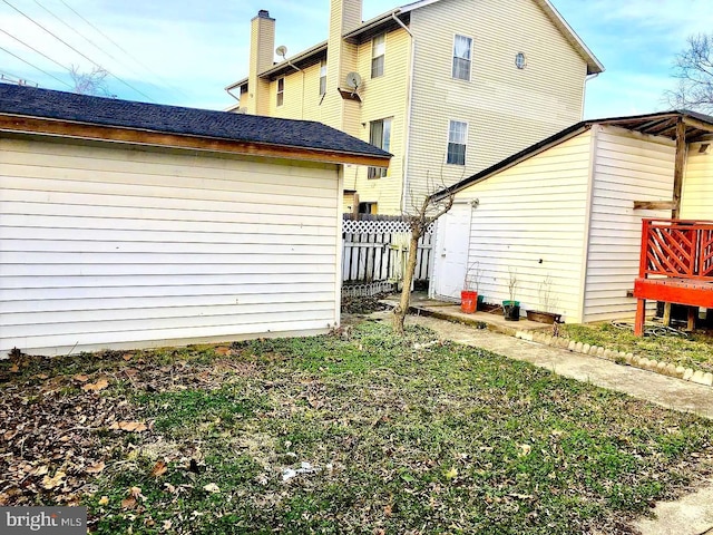 view of rear view of house