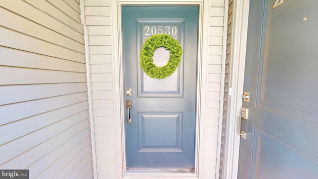 view of entrance to property