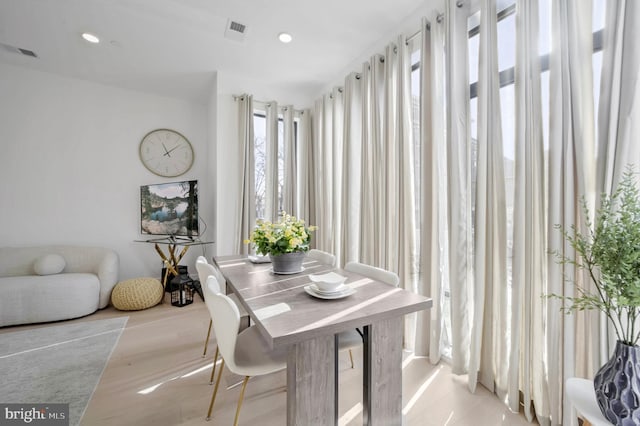 view of dining area