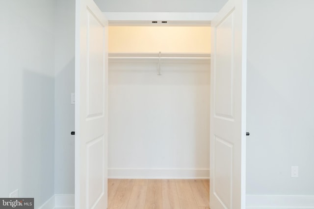 view of closet