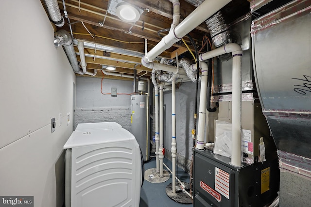718 Collington Ave, Baltimore, MD 21205 - utility room featuring water heater