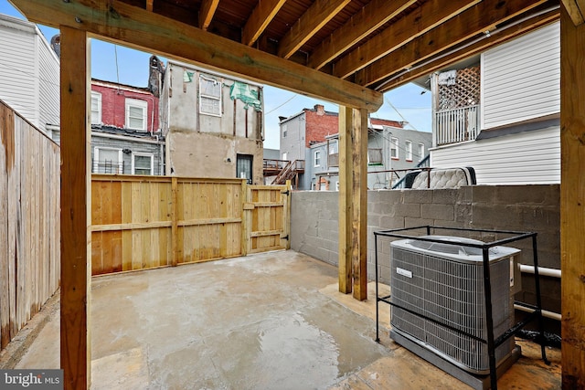 718 Collington Ave, Baltimore, MD 21205 - view of patio / terrace featuring central AC