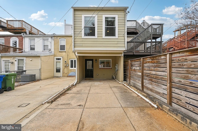 view of rear view of property