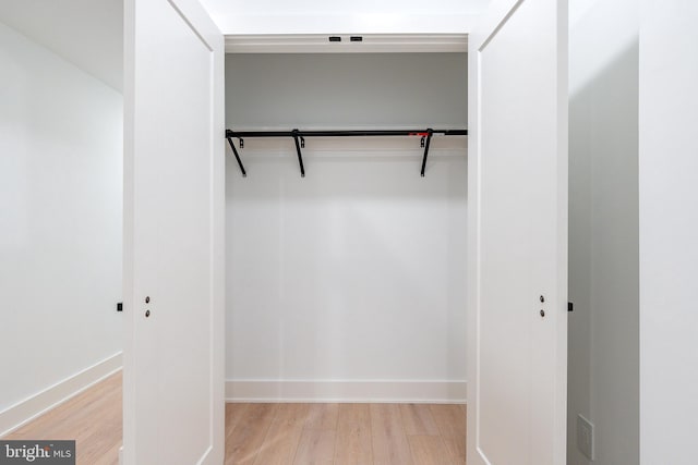 view of closet