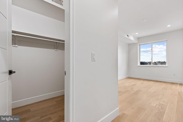 view of closet