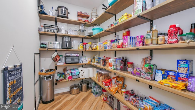 view of pantry