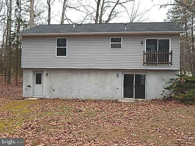 view of rear view of house