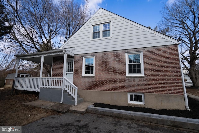 view of front of home