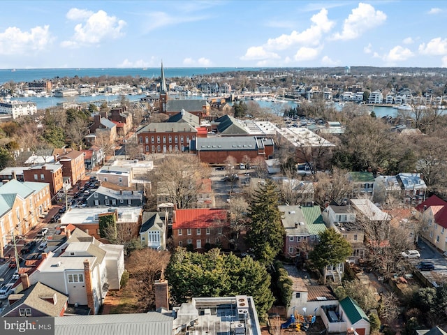 143 Market St, Annapolis, MD 21401 - aerial view featuring a water view