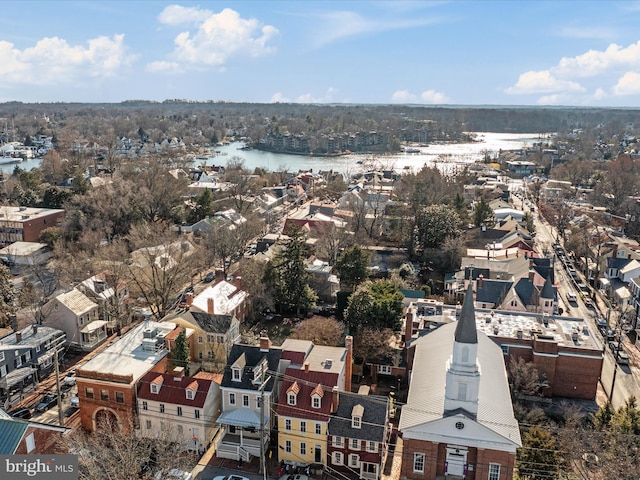 143 Market St, Annapolis, MD 21401 - bird's eye view featuring a water view