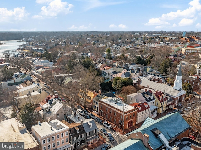 143 Market St, Annapolis, MD 21401 - drone / aerial view with a water view