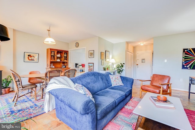 view of living room