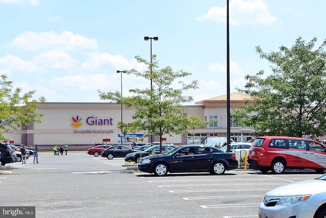 view of vehicle parking