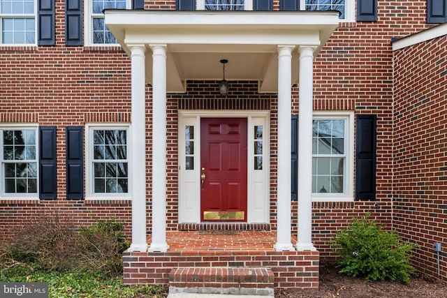 view of entrance to property