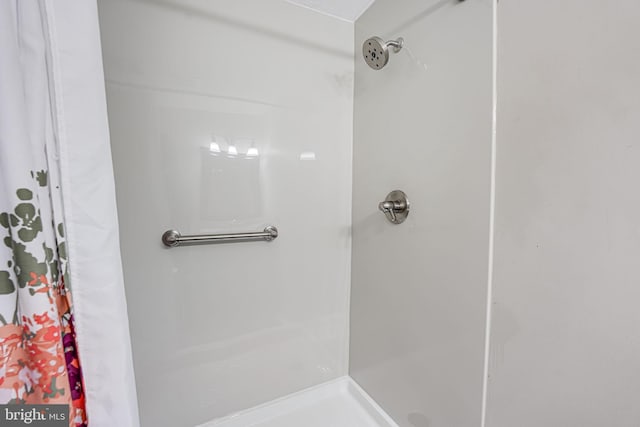 bathroom with walk in shower