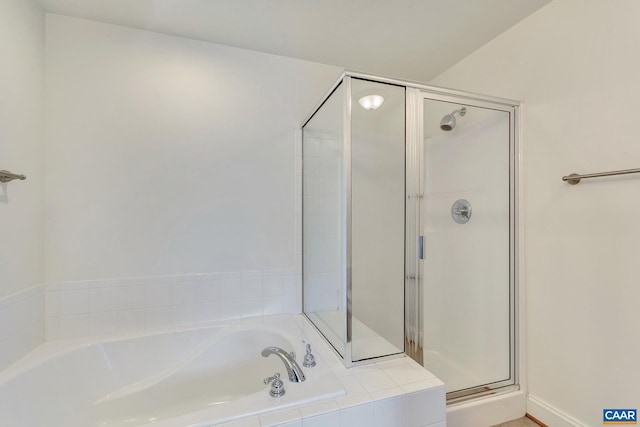 1305 Gate Post Ln, Charlottesville, VA 22901 - bathroom featuring separate shower and tub