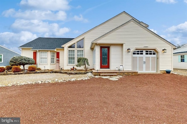 view of front of home featuring an attached garage