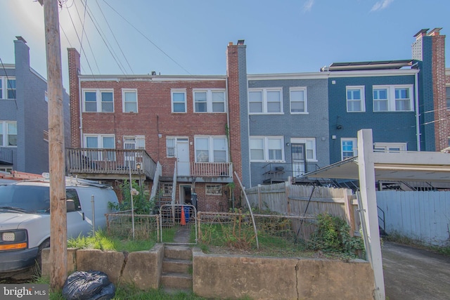 view of rear view of house