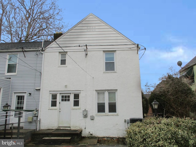 view of rear view of property